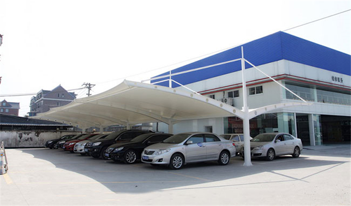 膜结构车棚,西安膜结构厂家